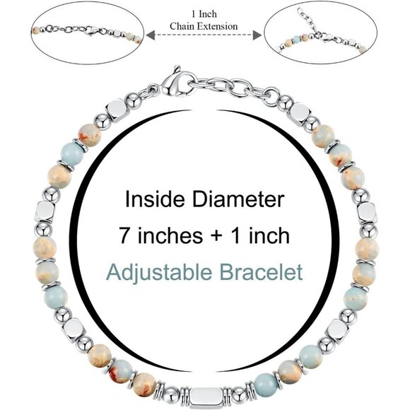 Colorful Boho Beaded Bracelets for Women Trendy Jewelry Gifts for Lover, Friend - Picture 3 of 7